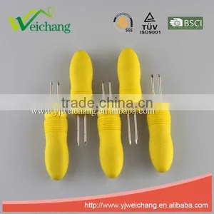 WCJ537 Hot Sell 6 PCS CORN HOLDER SET With PP Handle Good Quality thumbnail-1