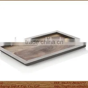 Handmade Beauty Decorate Small Wooden Tray for Wedding thumbnail-1