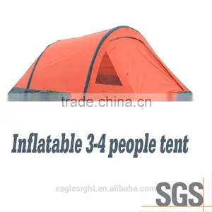 High Quality 3-4 People Inflatable Camping Tent on Beach thumbnail-1