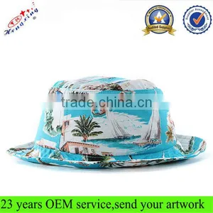 Custom Hats no Minimum Hawaii Wholesale Plain Fashion Floral Hats Custom Reversible thumbnail-1