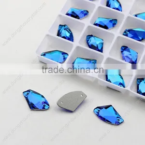 Special Colorful Sew on Crystals! Sewing Rhinestones on Bridal Dress/exquisite Accessories thumbnail-3
