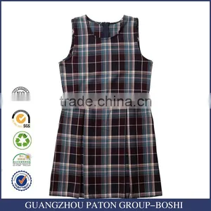 Hot Sale Classic Plaid School Uniform Dress For Girls thumbnail-1
