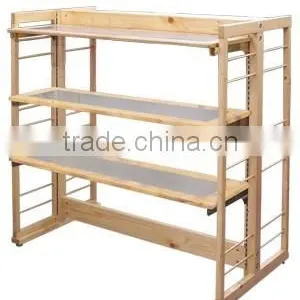 Pine Wood Flat With Hanging Way Kids Clothes Hangers Wholesale thumbnail-1
