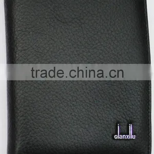 Fashion Men Cowhide Skin Purse Leather Bag for Money thumbnail-3