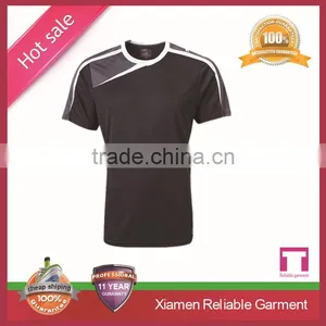New Arrival Fashionable Custom no Logo Black and White Soccer Jersey OEM thumbnail-1