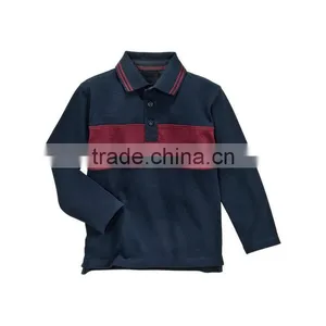 Rugby Polo Shirt With Cut & Sew Design thumbnail-1