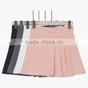 Oem Fashion A-line Chiffon Dress,custom Made Latest Women Short Pleated Skirts thumbnail-1