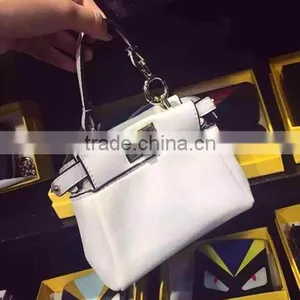 DY0112z Hot Sale Ladies pu Leather Candy Mini Handbag Tote Bag thumbnail-2