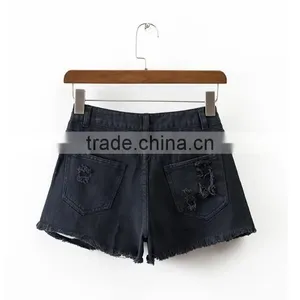 Runwaylover 5042 High Quality Ladies Sexy Washion Torn Shorts thumbnail-2