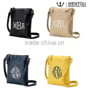 Personalized Monogrammed Crossbody Handbag With Long Strap thumbnail-5