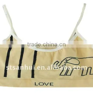 Girl's Seamless Training Bra/Girl's Underwear Top/children's Underwear Sport Bra thumbnail-1