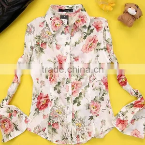 Latest Fashion Chiffon Shirts for Woman 2013 Garments thumbnail-1