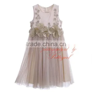 Gold Flower Girl Dresses Girls Gowns thumbnail-2