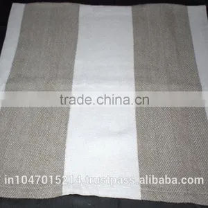 Linen Cotton Herringbone Weave Hand Woven Bath Towel thumbnail-2