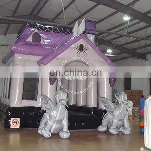 Classical Halloween Inflatable Haunted House for Sale thumbnail-1
