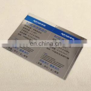 Professional Manufacturer Customized Creative and Durable PVC Permanent Adhesive Stickers for Tap Water Filter thumbnail-2
