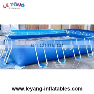 PVC Frame Swimming Pool, Steel Frame Inflatable Swimming Pool For Sale thumbnail-1