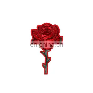 Embroidery Patch Hand Rose Flower Patches Embroidery for Women Clothing thumbnail-2