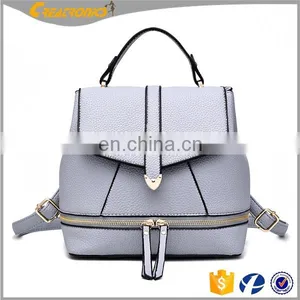 CR 80% Customer Repeat Order New Product Sales Well Cheap Rucksack for Young Girls Pink Color Womens Leather Purse Backpack thumbnail-5