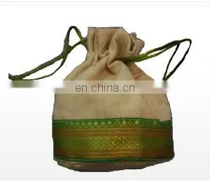 Jute Drawstring Bag thumbnail-1