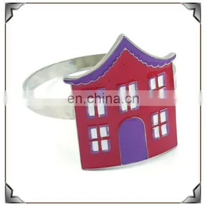 Purple House Napkin Ring for Wedding Favor thumbnail-1