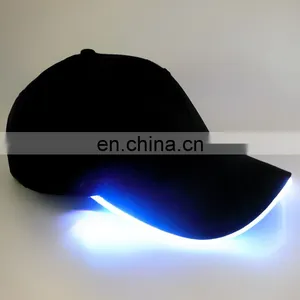 Custom LED Hat And Cap , Baseball Caps With Led Flashing Lights thumbnail-1