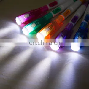 Multi Functional Promotion Novelty Fancy Led Pen Advertising Pen With Torch thumbnail-2