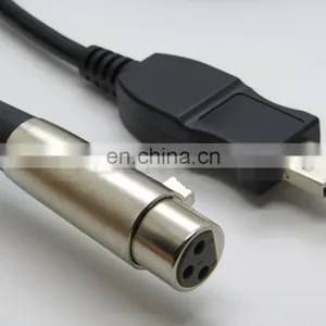 3M 10FT USB Male to 3PIN XLR Female Mic Microphone Converter Cable for Microphones Instruments Recording Karaoke Singing thumbnail-6