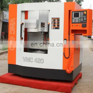 Chinese CNC Machining Center Mini Milling Machine for Sale VMC420L thumbnail-1
