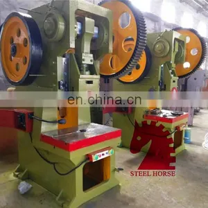 J21 J23 Adjustable and Deep Throat Automatic Mechanical Power Press 16 25 40 63 80 Ton Punching Machine Price Puncher for Sale thumbnail-3