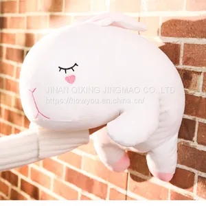China Manufacture Cute Decoration Moe 2019 Trend Plush Backpack Rabbit thumbnail-2