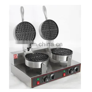 Waffle Iron 2 Kitchen Waffle Baking Mold Toaster Newly Timer Commercial Waffle Baker Maker Baking Pastry Tools For Cakes thumbnail-2