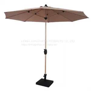 270-8 Alu Market Umbrella With Wooden Coated thumbnail-1