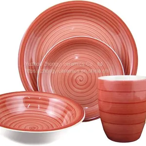 Home Use Stoneware Dinnerware of 16pcs Dinner Set thumbnail-4