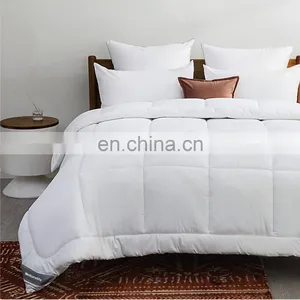 Unique Design Textiles 300gsm Filling Machine Washable 100% Cotton Comforter thumbnail-7