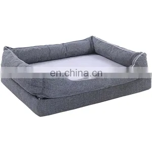 High-quality Memory Foam Dog Bed - Removable Cover Waterproof Liner Luxury Dog Mat With Foam Mattress thumbnail-1