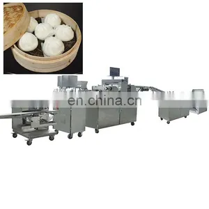 Shanghai Longyu Steamed Round Bread/ Bun Baozi Momo Making Machine Bun Production Line thumbnail-2