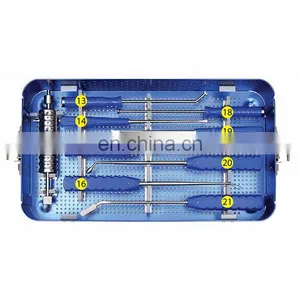 Chinese Manufacture TLIF Lumbar PEEK Cage Spine Surgery Instrument Set thumbnail-3