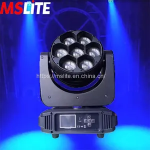 7Led 40w Rgbw 4in1 Moving Head Beam Wash Light Stage Effect Equipment thumbnail-1