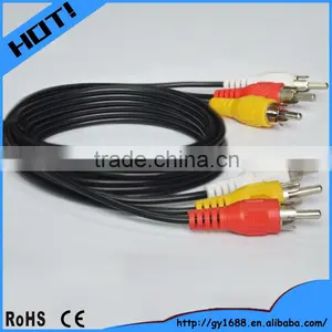 China Wholesale 3 Rca to 3 Rca Video Audio Cable thumbnail-1