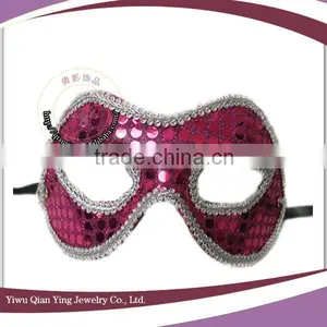 Cheap Dark Blue Sequins Christmas Masquerade Party Masks thumbnail-5