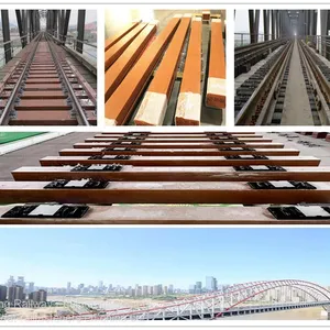 Bridge Sleepers, Railway Sleeper, Synthetic Sleeper, Composite Sleeper for Railroad Turnout, Railway Switches, Railroad Crossings thumbnail-1