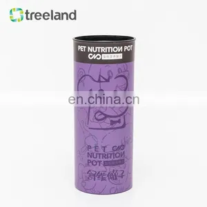 Personalized Cardboard Box Pet Nutrition Paper Canister Round Paper Tube thumbnail-4
