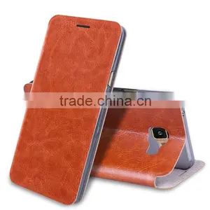 MOFi Stand Slim Flip PU Leather Hard Back Cases Cover for Samsung GALAXY A7 2016, Samsung A7000 2016 thumbnail-2