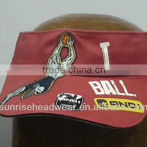 Custom Sandwich Sun Visor Hat thumbnail-1