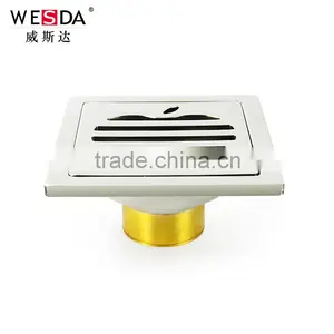 6mm Strainer WESDA Stainless Steel Floor Drain Shower Floor Drain Cover Anti-odor Floor Drain thumbnail-2