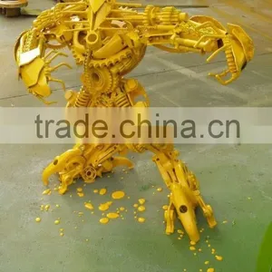 Iron Sculpture Sentinel Prime Cast Iron Western Decor thumbnail-5
