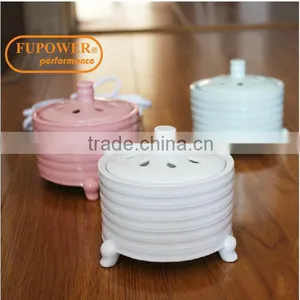 Hot Selling Chinese Craftmanship Ceramic ELECTRIC AROMATHERAPY ESSENTIAL OIL BURNER/DIFFUSER thumbnail-2