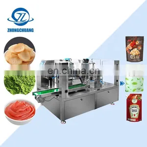 Factory Direct Selling Premade Bag Pouch Sachet Pack Machinery Preformed Pre-made Zipper Pouch Packing Machine thumbnail-1