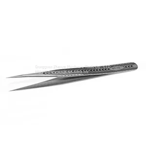 Tweezers Clip Ear Wax Repair Stainless Steel Sharp Elbow Tweezers Hair Removal Enhancement Bird's Nest Hair Picking Tool Set ST-10 thumbnail-5